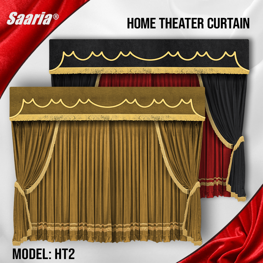 Elegant Home Theatre Curtains Model HT2 At Saaria