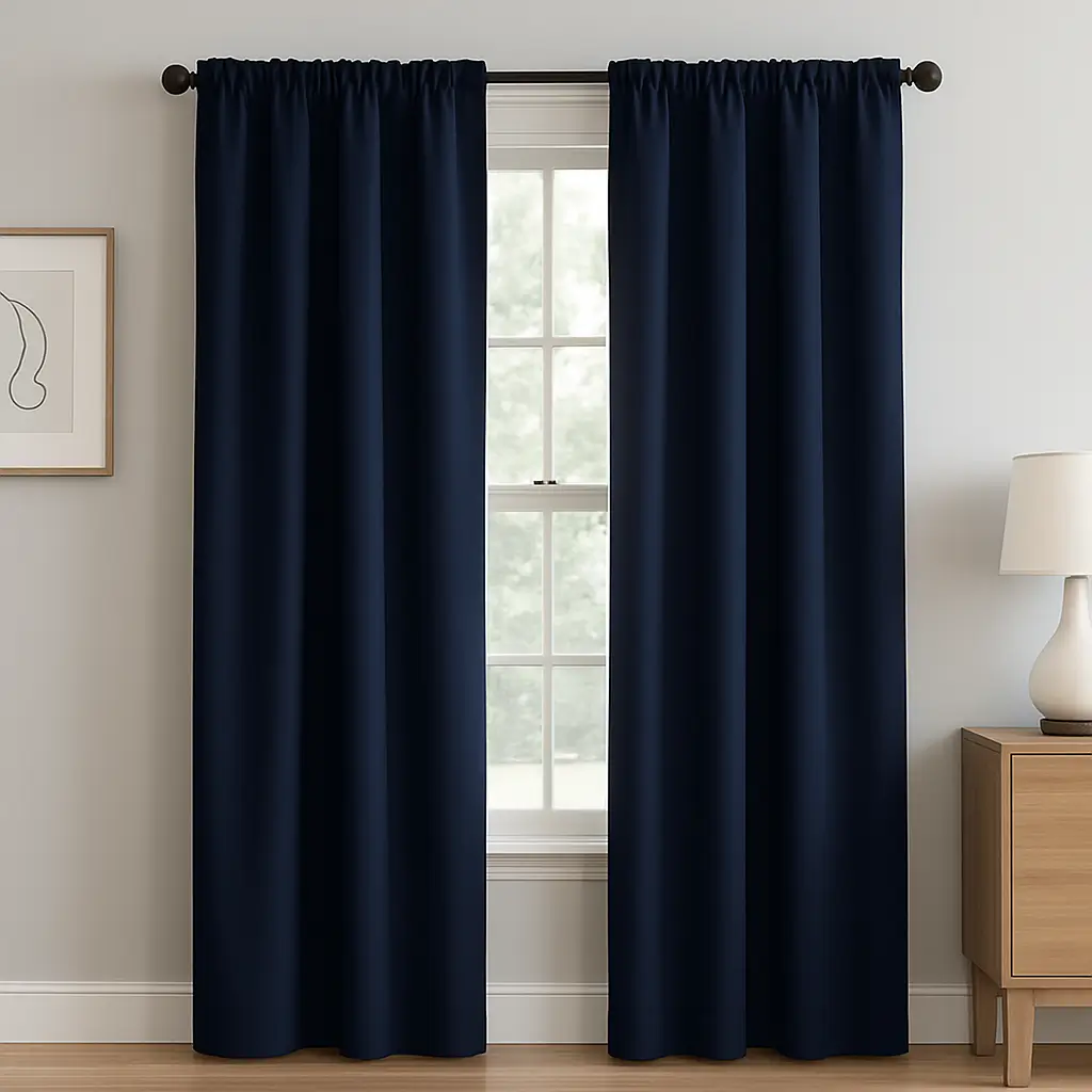 Rod Pocket Blackout Curtains